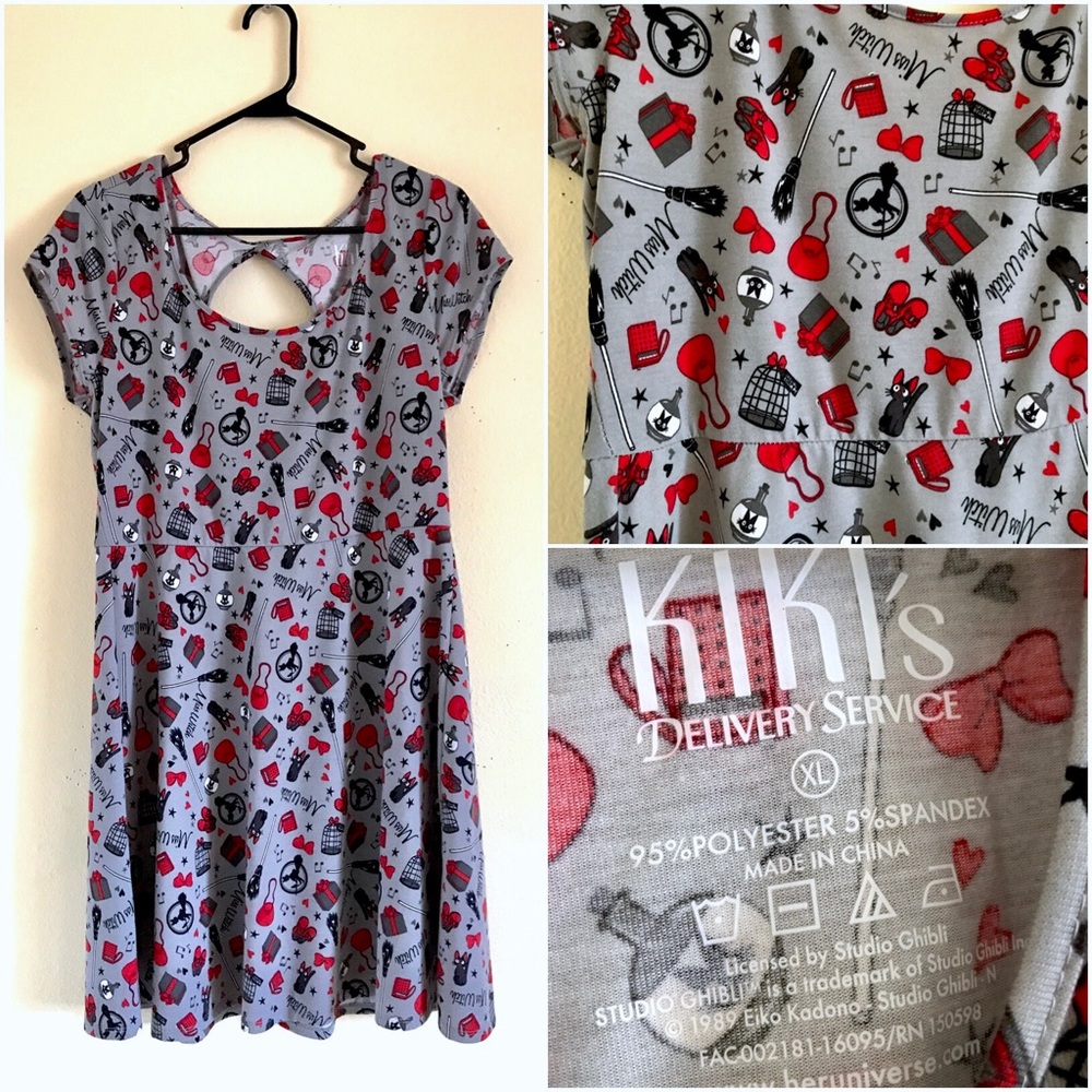 Ghibli Kiki's Delivery Service dress NWOT XL